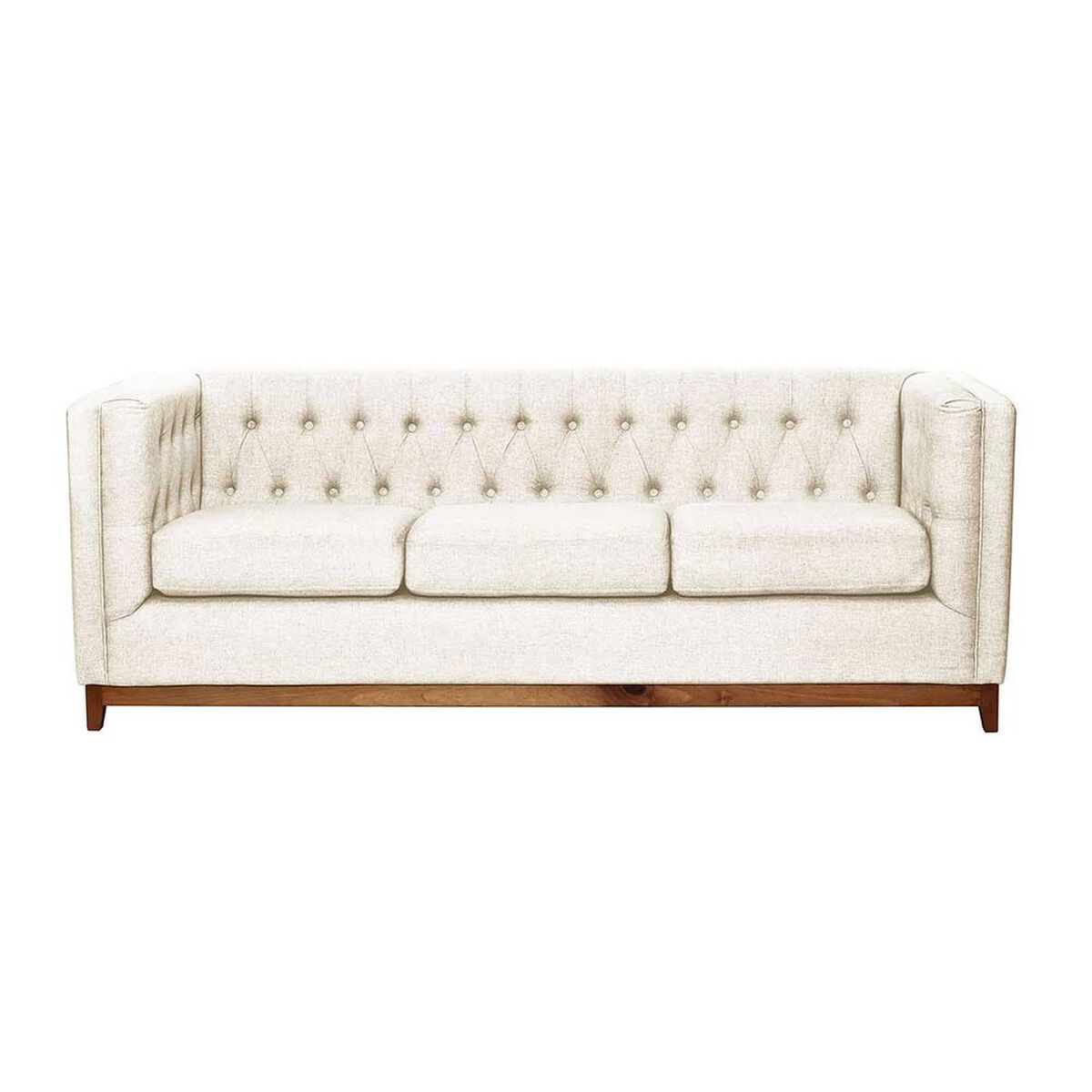 Sof&aacute; Latam Home Roma 3 Cuerpos Blanco