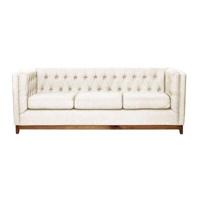 Sof&aacute; Latam Home Roma 3 Cuerpos Blanco