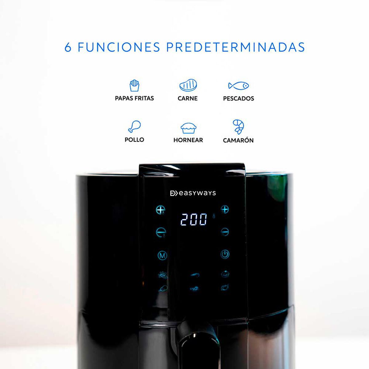 Freidora de Aire EasyWays Air Fryer Fast 1,8 lts.