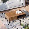 Mesa De Centro Onessta Jeri Café y Negro