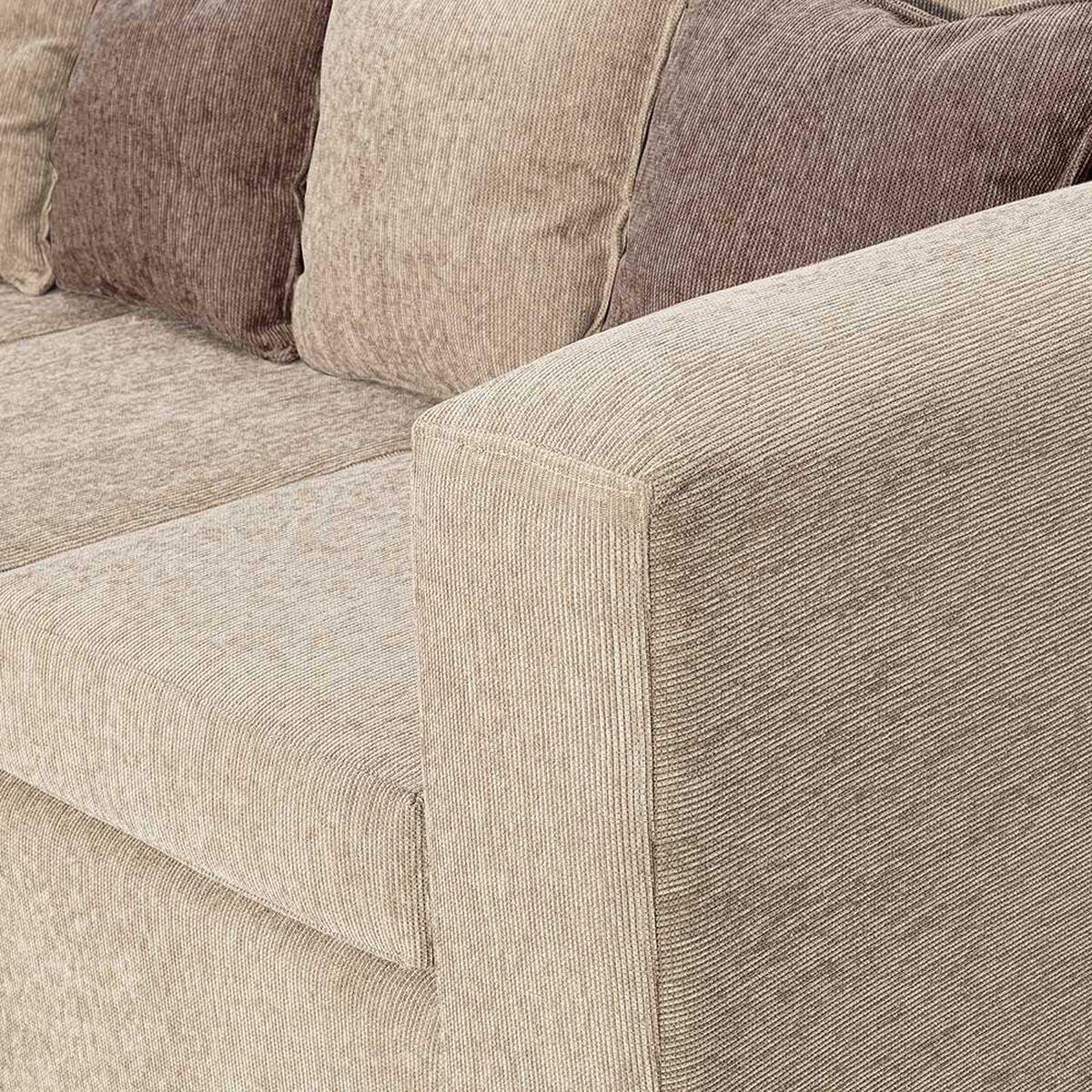 Sofá Seccional Intercambiable Essenza Phuket Beige 3 Cuerpos