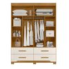 Closet Amuv Closet 4 Puertas Blanco
