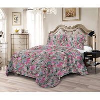 Quilt Estampado Fiora King Illusions