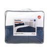 Plumón Coral Sherpa Mashini Súper King Liso Azul