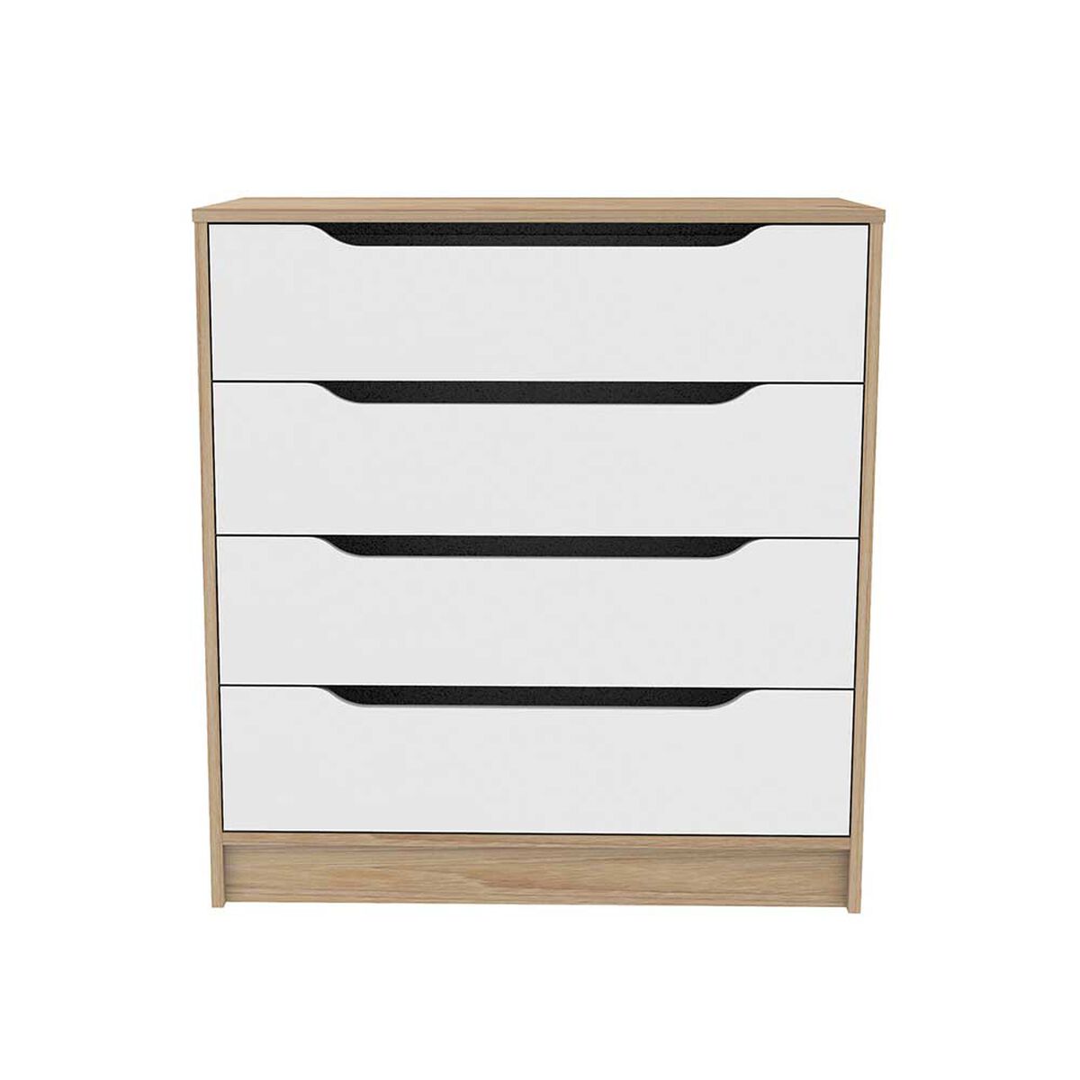 Cómoda CIC Olmo Blanco 4 Cajones