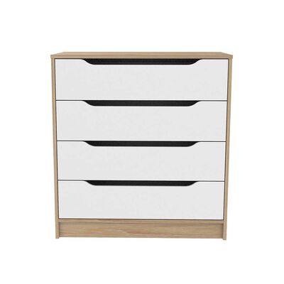 Cómoda CIC Olmo Blanco 4 Cajones