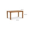 Juego de Comedor CIC Phoenix 6 Sillas Walnut