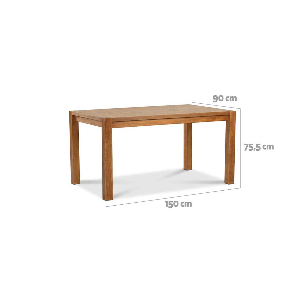 Juego de Comedor CIC Phoenix 6 Sillas Walnut