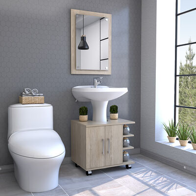 Espejo + Optimizador Lavamanos TuHome Bath 300