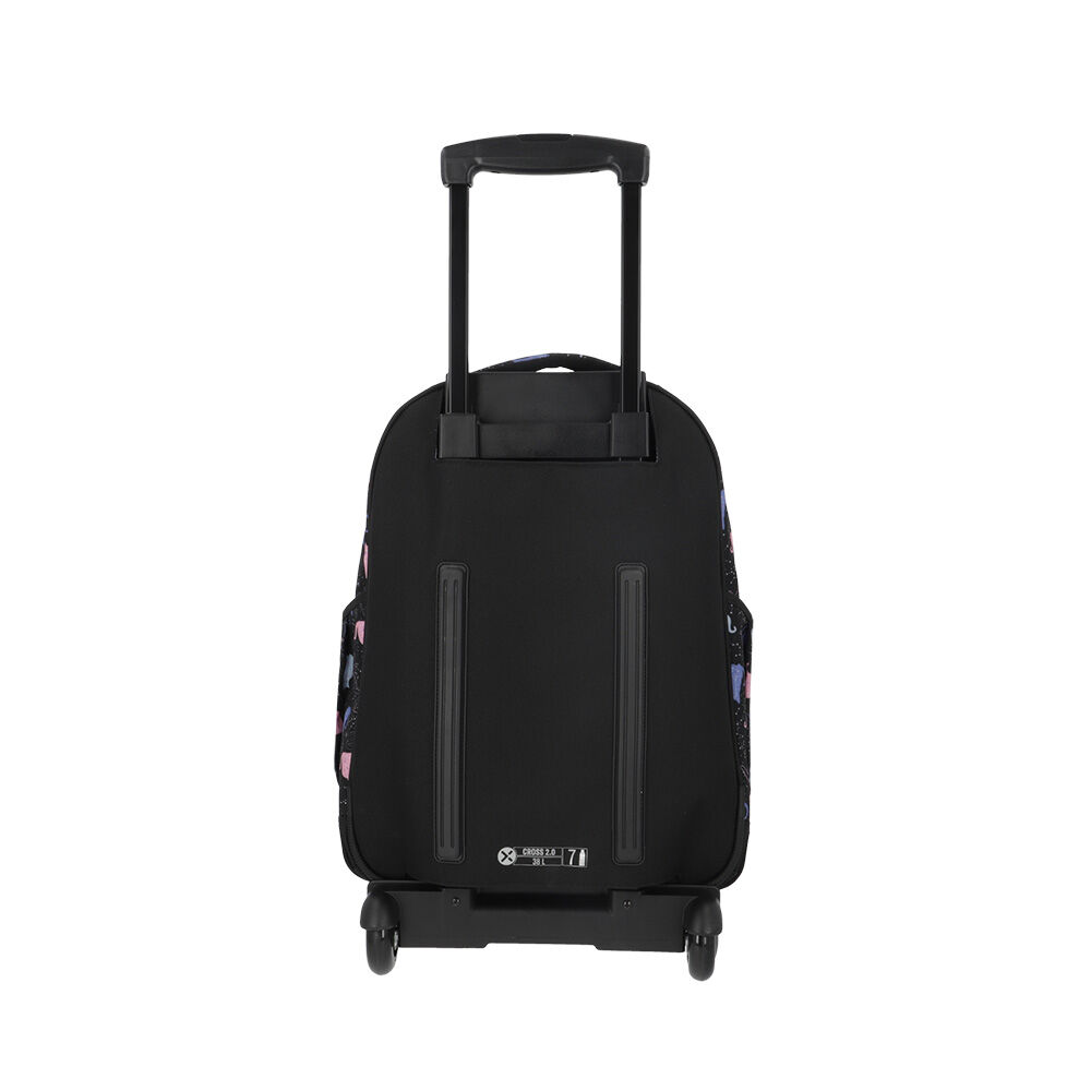 Mochila con ruedas Xtrem Cross 2.0 5XT Negro/Púrpura | Abc