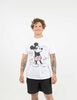 Polera Mickey Mouse Manga Corta Hombre Licencia