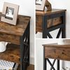 Buffet Fm Furniture Metalwood Colection Marrón Rústico