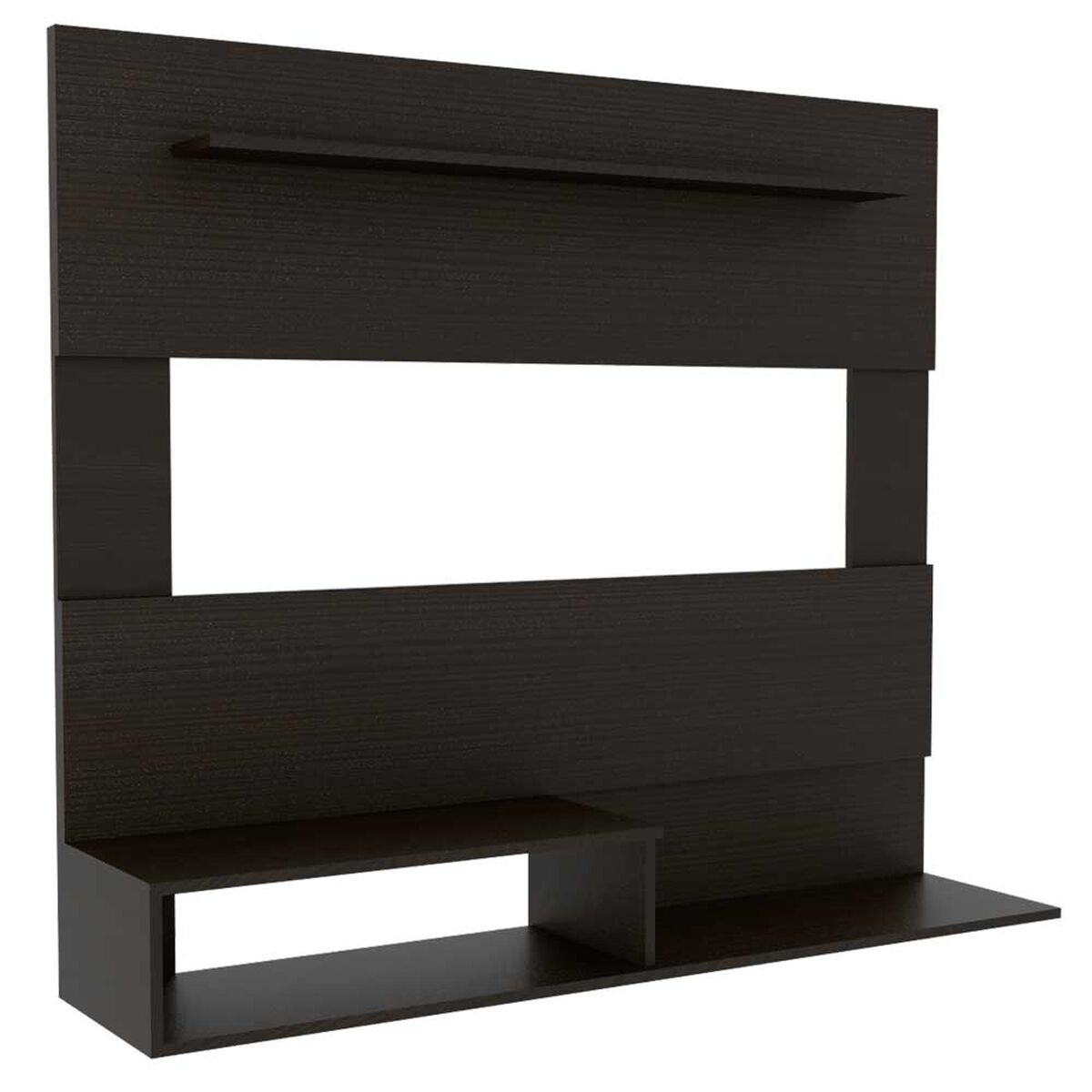 Combo Arrimo + Panel TV 55" + Biblioteca Escalera Tuhome Beijing Wengue