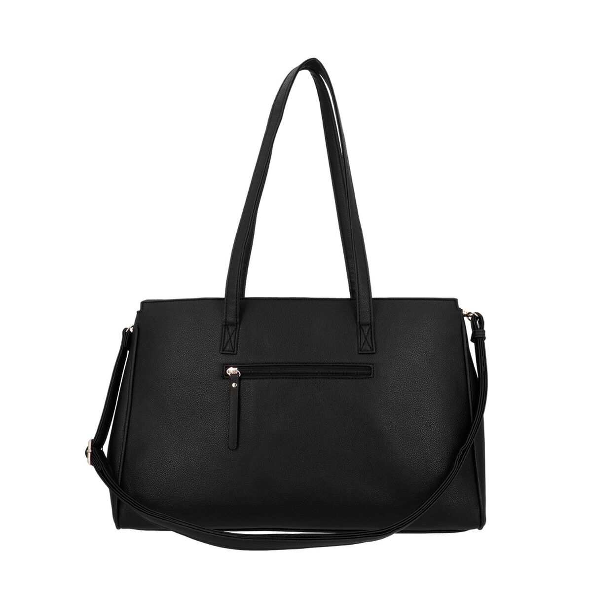 Cartera de Mujer Porta Laptop 16" Secret Serbia SC7 Grande Negro