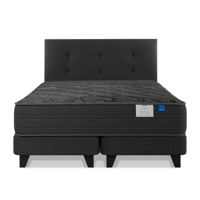 Imagen 2 del producto Cama Europea Flex Base Dividida 2 Plazas Black + Respaldo