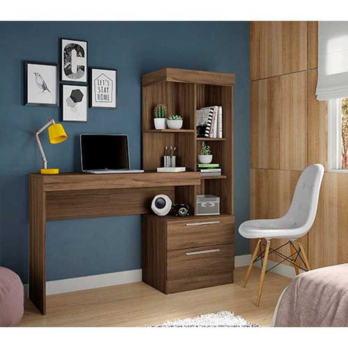 Escritorio Home Mobili Nerve Caf&eacute;