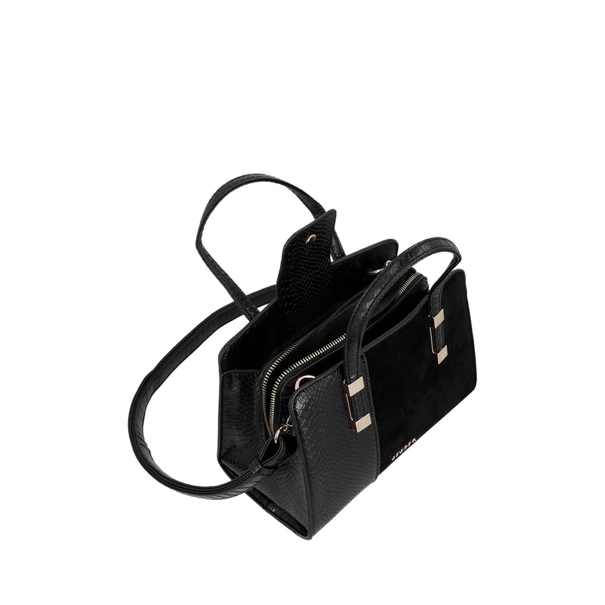 Cartera Bandolera Secret Zagreb SC7 Peque&ntilde;a Negro