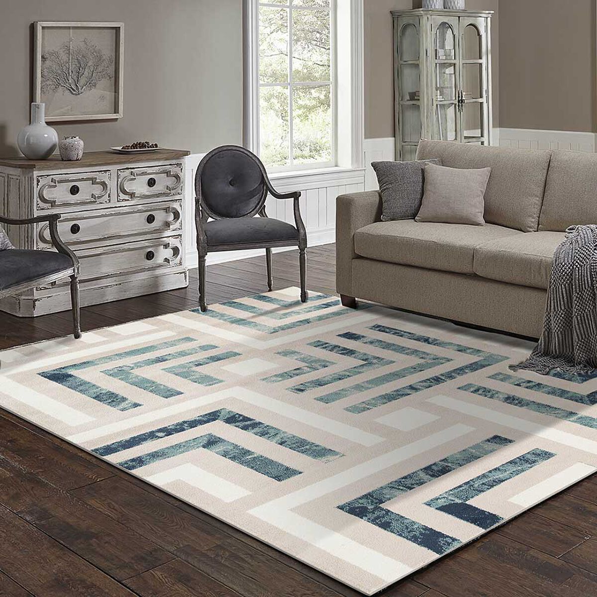 Alfombra Idetex Jungle Azul 200 x 280 cm