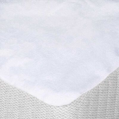 Imagen 2 del producto Cubrecolchón American Family 1,5 Plazas Toalla Blanco