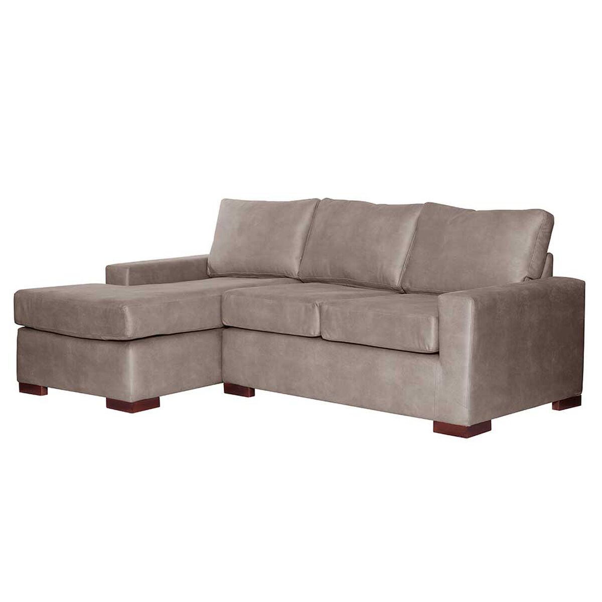 Sofá Seccional Izquierdo Latam Home Livorno 3 Cuerpos Gris