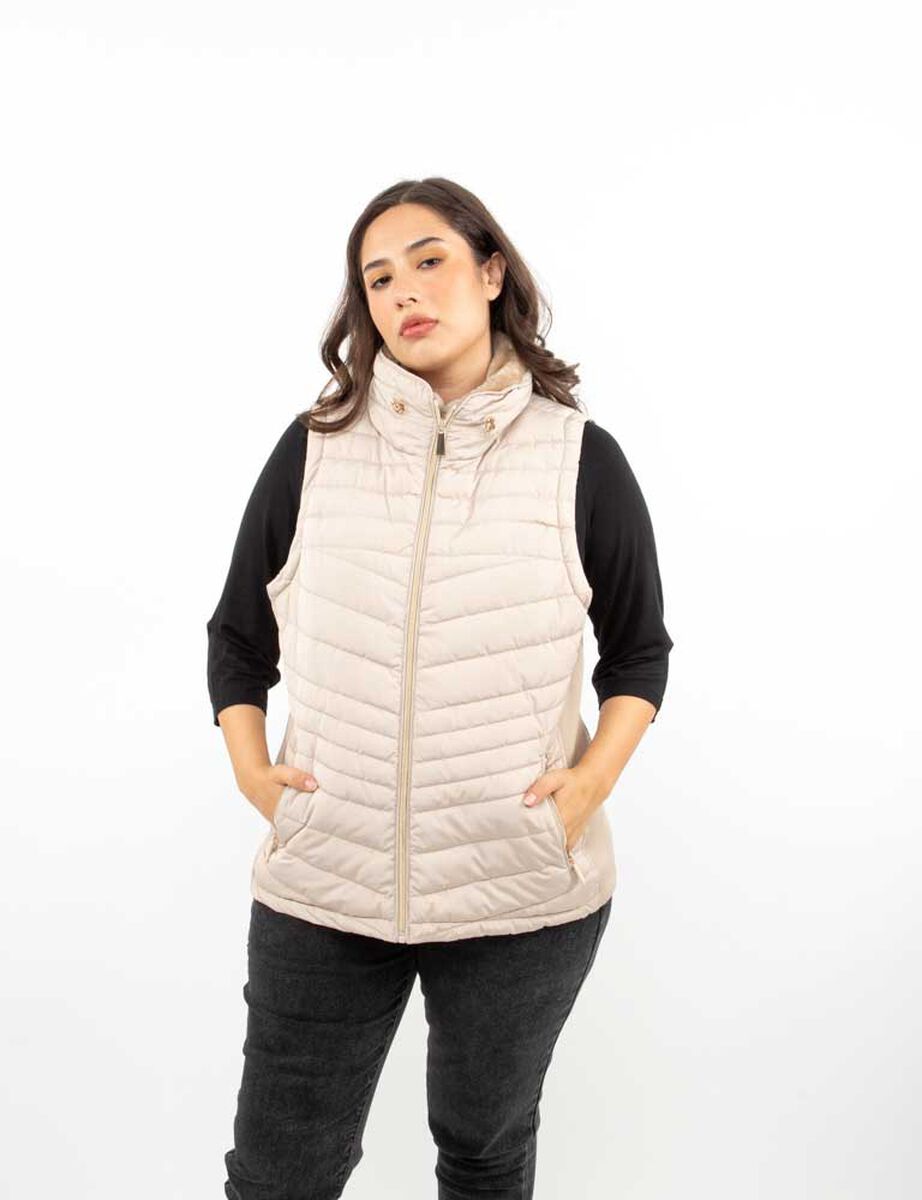 Parka Larga Sin Mangas Mujer Extralindas