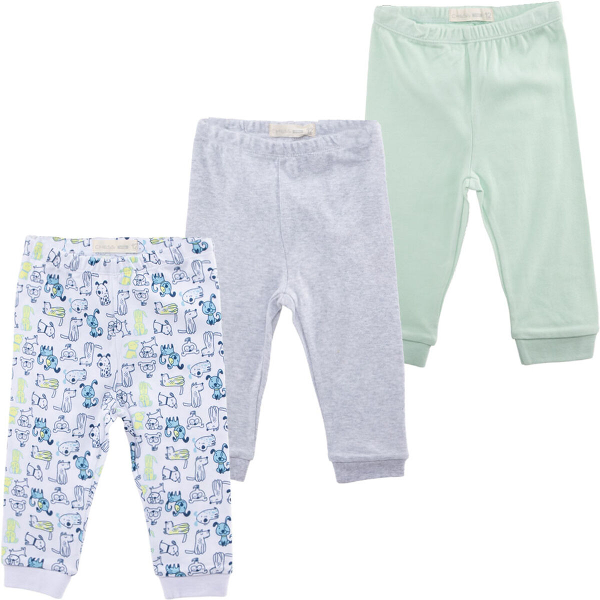 Pack 3 Ballerina Sin Patitas de Algodón Chess Baby