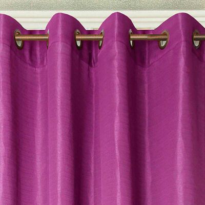 Imagen 2 del producto Combo Cortinas Doral Tabatha 220 x 140 cm Fucsia