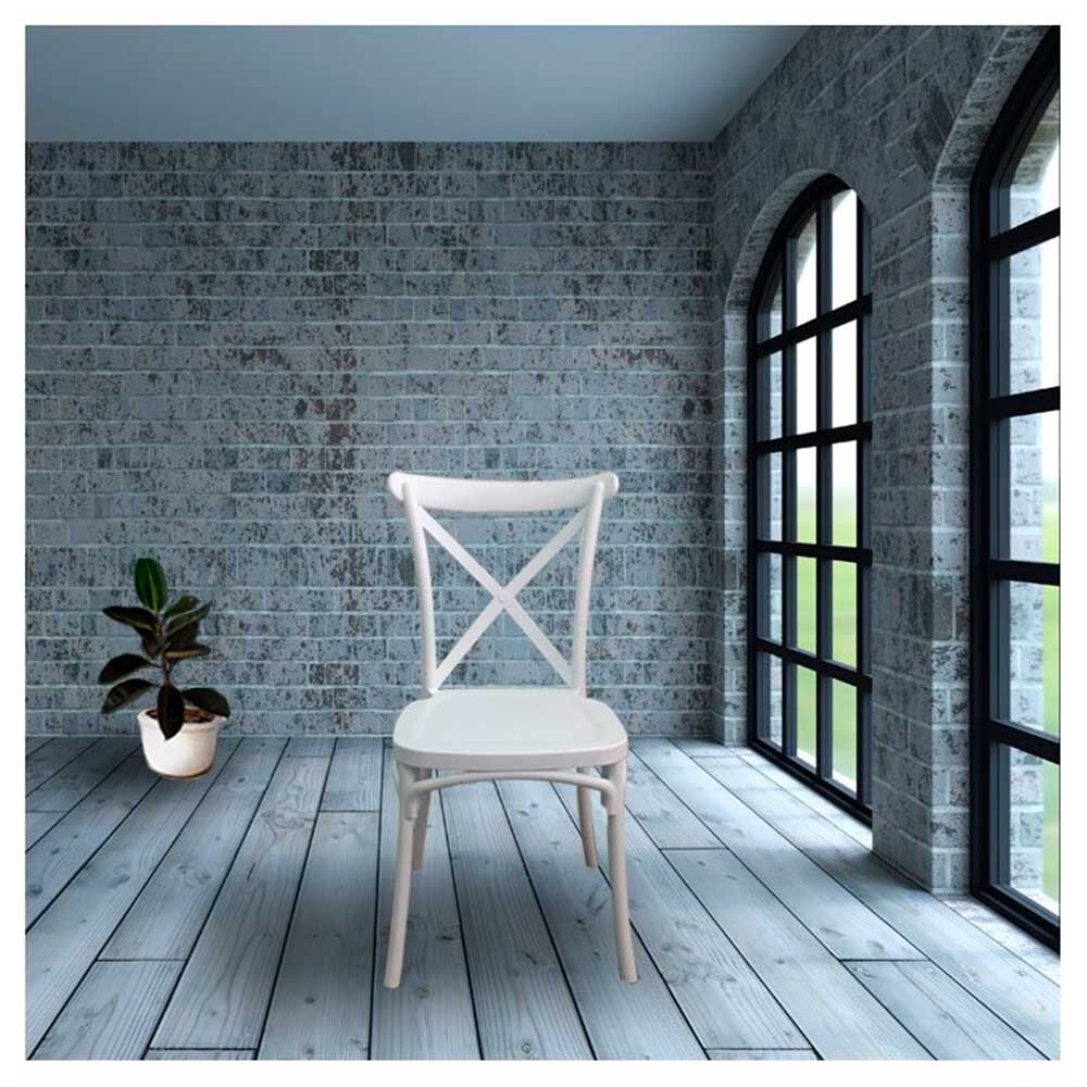 IDETEX PACK 4 SILLAS STACK BLANCO