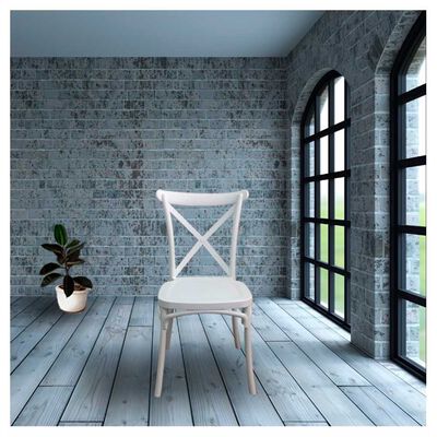 Pack 4 Sillas Idetex Stack Blanco