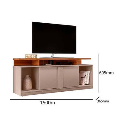 Imagen 2 del producto Rack TV Yardas Milan Hasta 65"" Gris