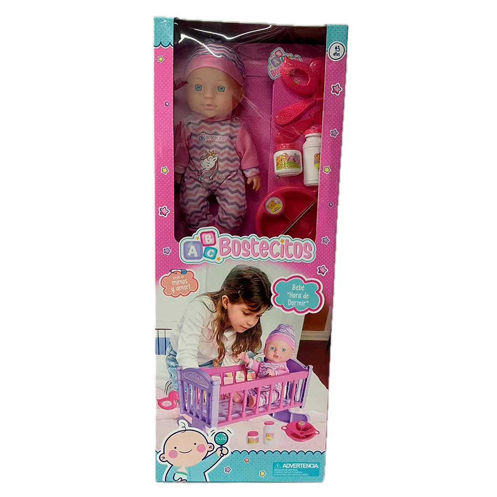 Muñeca con Cuna o Silla Diseño Surtido Bostecitos