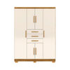 Closet Vekkahome Taurus 6 Puertas 3 Cajones Beige