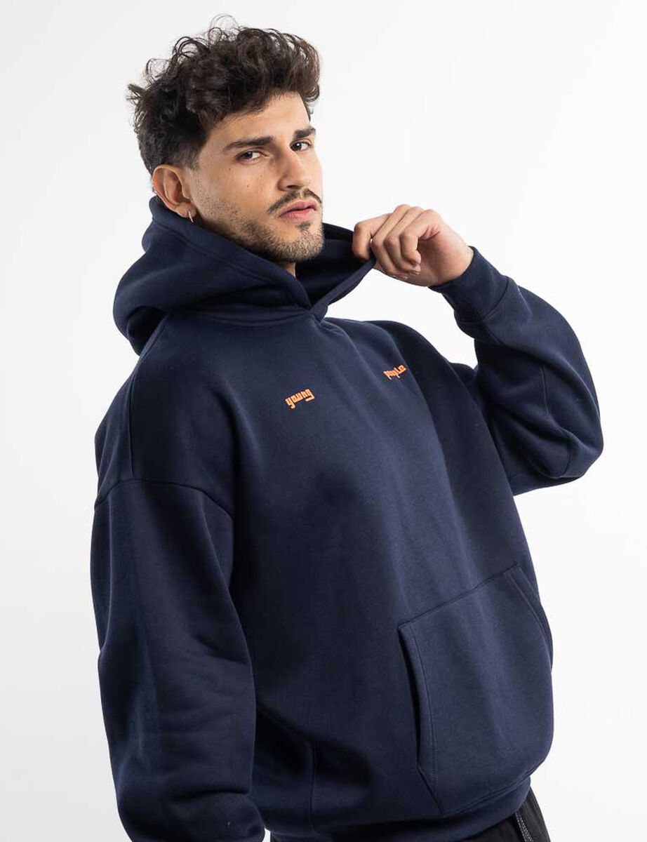 Poler&oacute;n Hoodie Boxy Hombre Icono