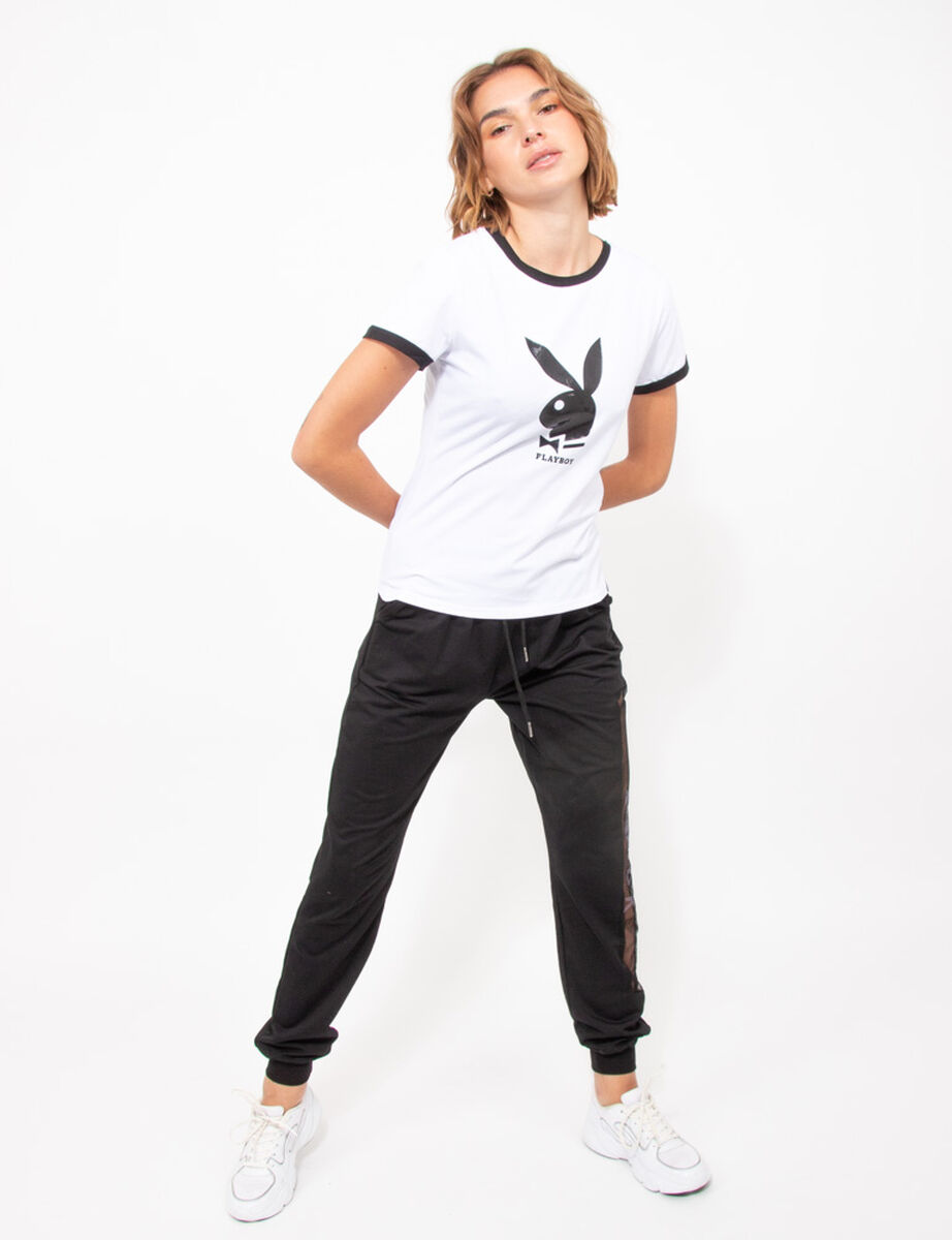 Polera Manga Corta Mujer Playboy