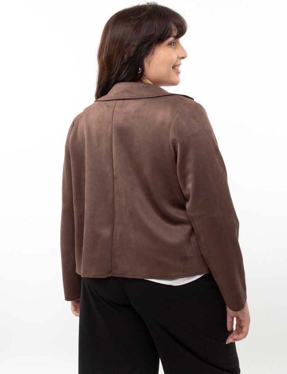 Chaqueta Suede Mujer Extralindas