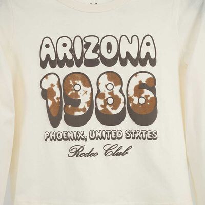 Imagen 2 del producto Polera Manga Larga Niña Mila Crudo, Grafito, Negro, Rosa