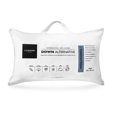 Imagen 1 del producto Almohada Cannon Microfibra Down Alternative 50 x 90 cm