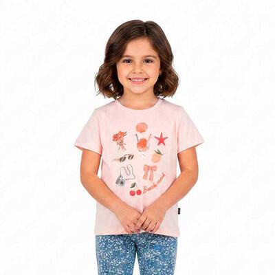 Polera Manga Corta Ni&ntilde;a Chess