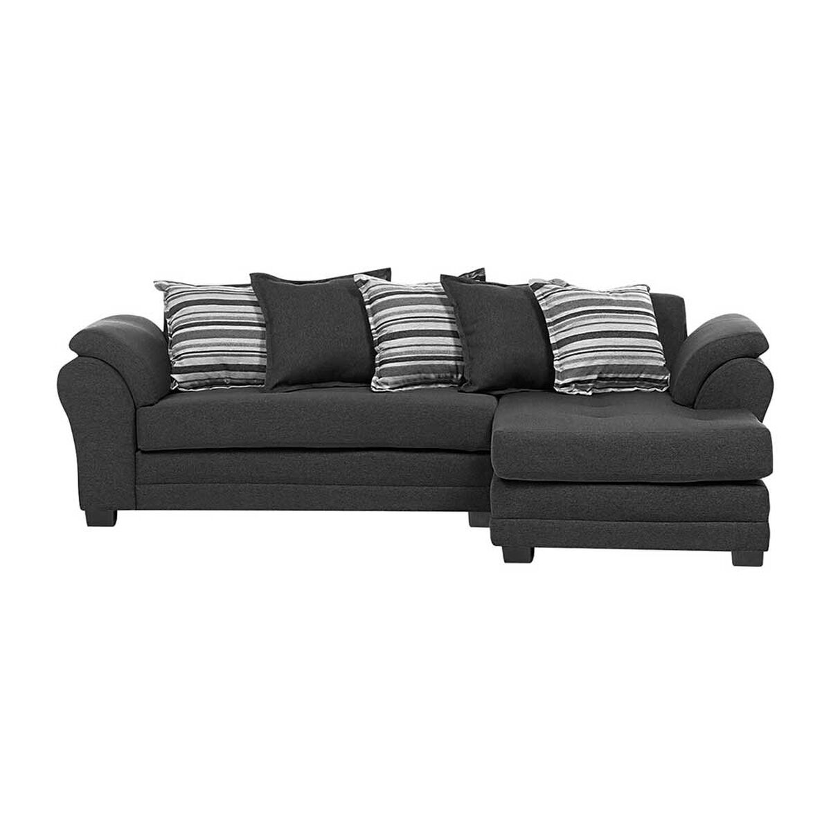 Sof&aacute; Seccional Derecho Living Factory Mustang 4 Cuerpos Marengo