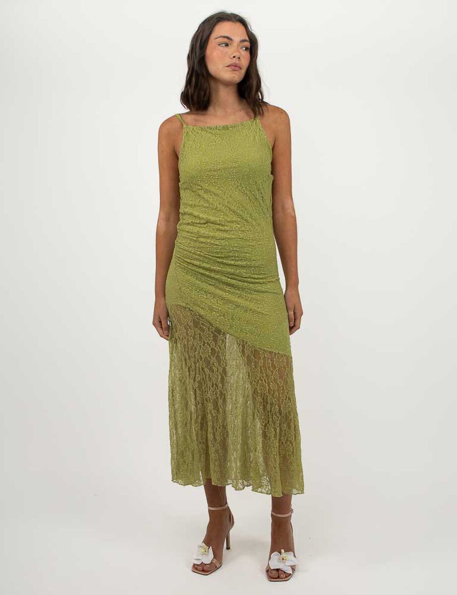 Vestido Maxi Sin Mangas Mujer Icono