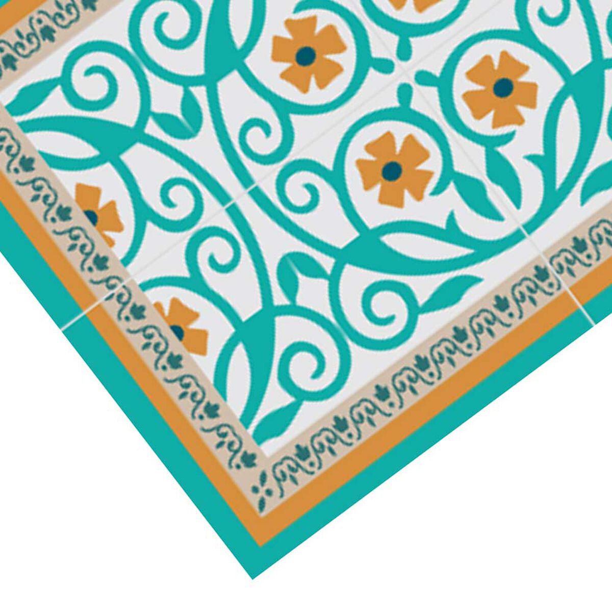 Set 2 Alfombra Davanti Flor de Esparta 45 x120 Flor de Esparta