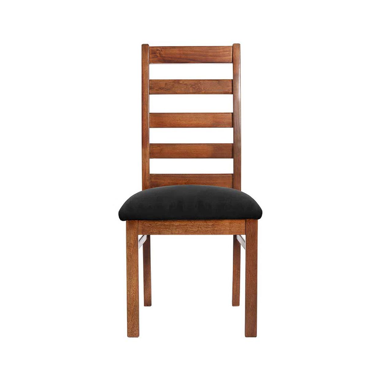 Juego de Comedor Latam Home Sevilla Burgos 2 Sillas + 2 Bancas Velvet Negro