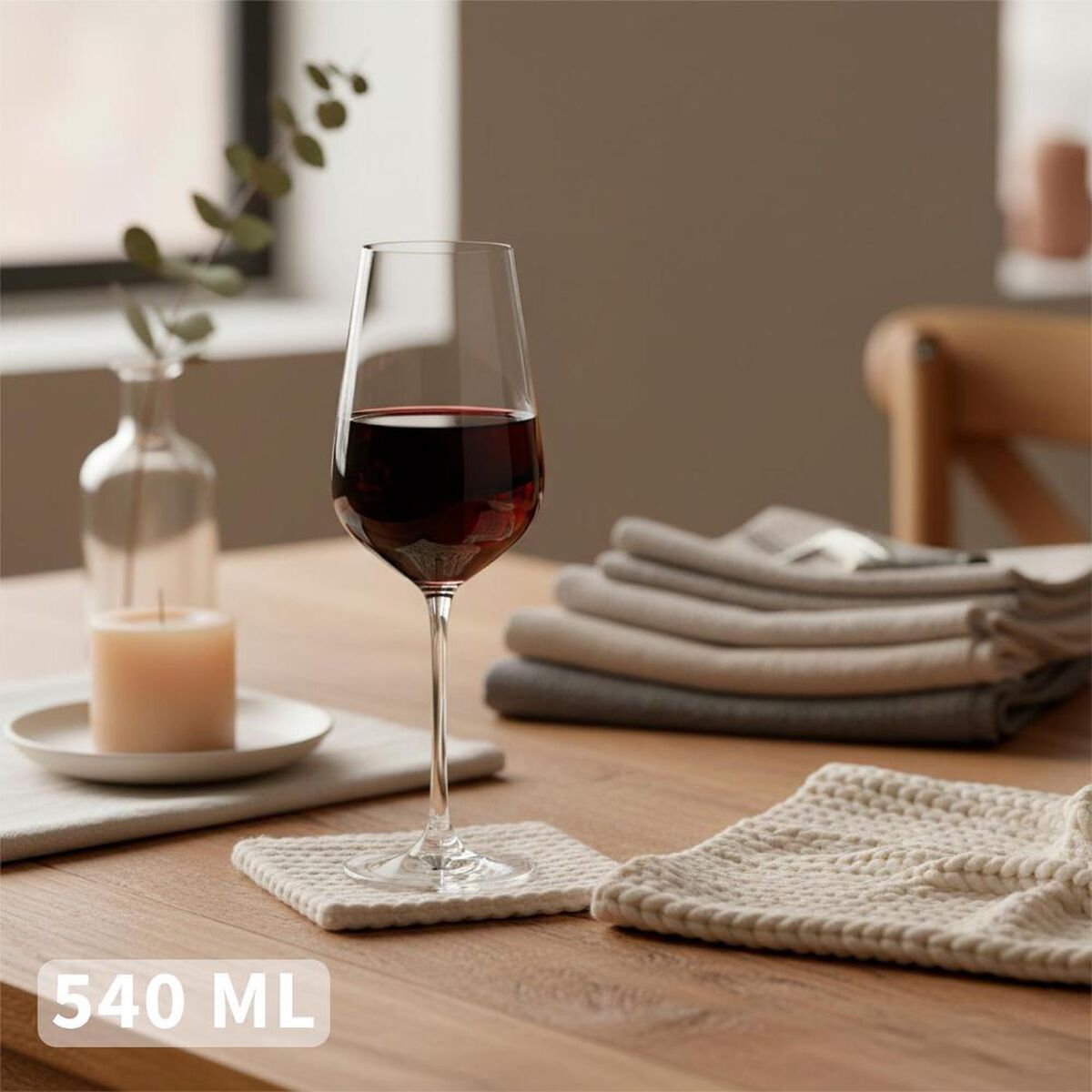 Set 6 Copas Vino Tinto Simplit Cristal 540ml Piamonte