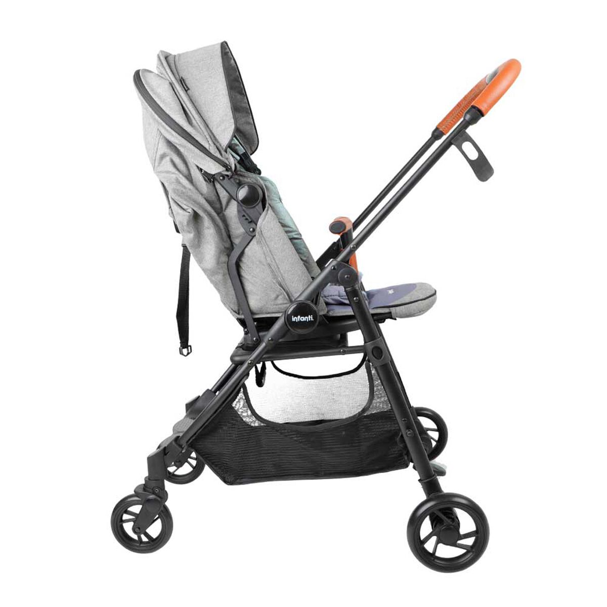 Coche Paseo Zuri 360° Gris Infanti