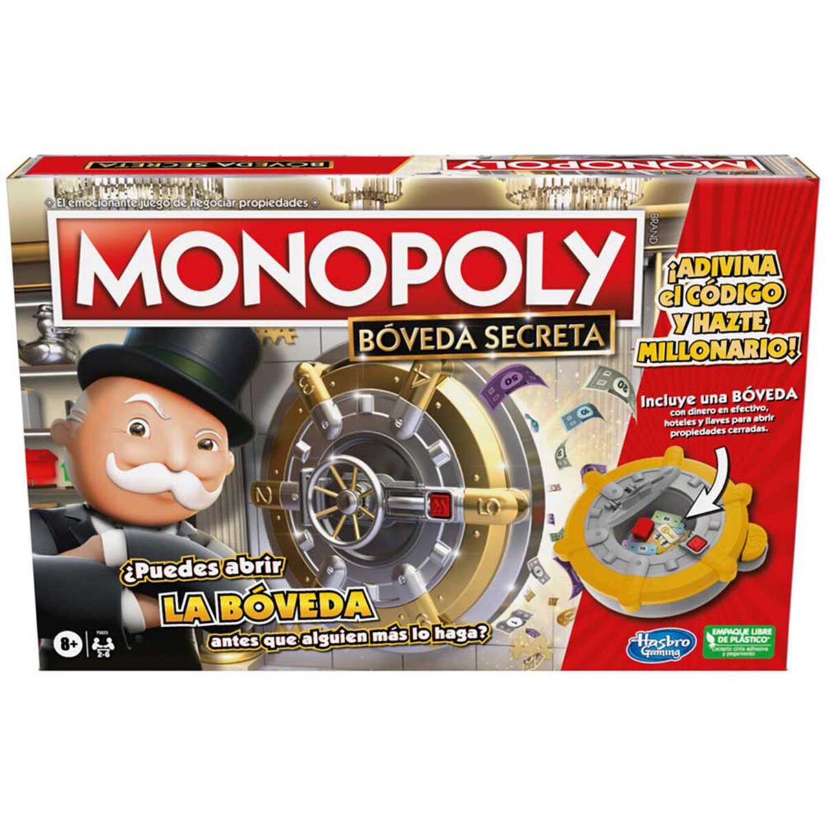Juego De Mesa Monopoly Bóveda Secreta