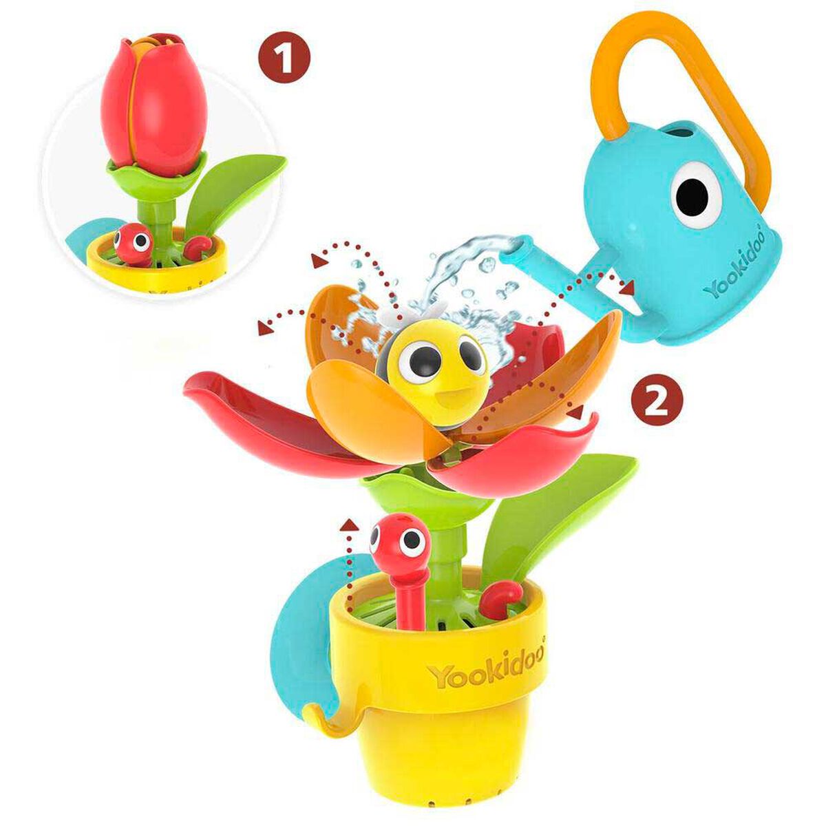 Juego de Ba&ntilde;o Abejita de Agua Infantil Beb&eacute; Ni&ntilde;o Ni&ntilde;a Tina Yookidoo