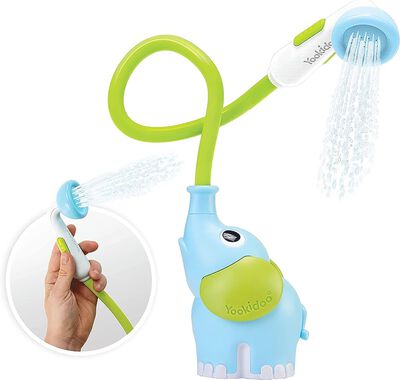 Imagen 2 del producto Juego de Baño Elefante Ducha Interactivo Azul Infantil Bebé Niño Niña Tina Yookidoo