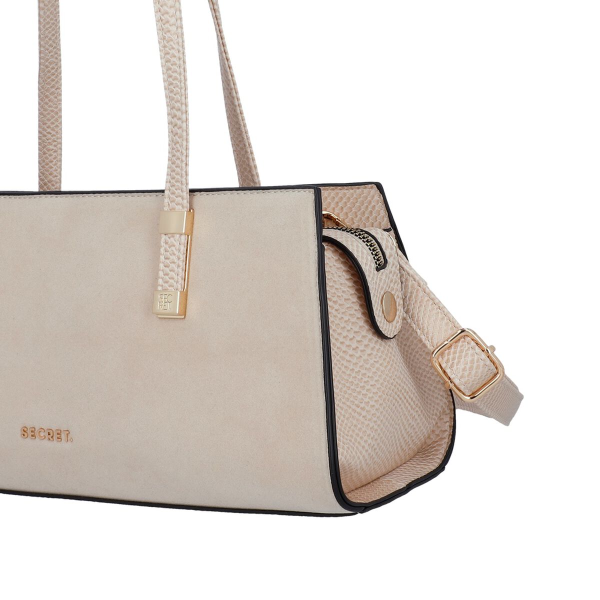 Cartera de Mano Secret Zagreb SC7 Grande Beige