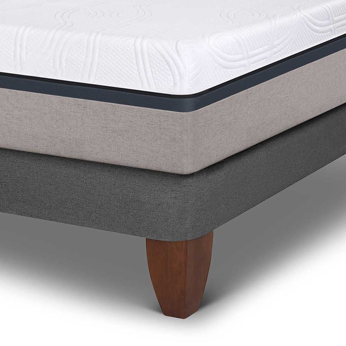 Cama Europea CIC Base Dividida 2 Plazas Balance + 2 Almohadas Da Advance Sleep
