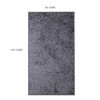 Bajada De Cama Doral Shaggy 100 x 60 cm Gris